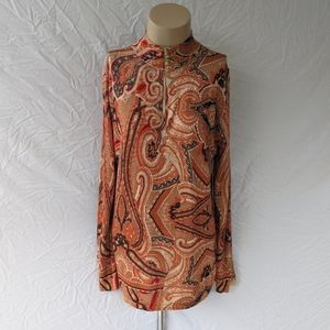Chico's Paisley Turtleneck Sweater